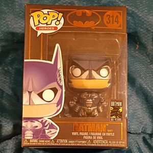 Funko Pop! Heroes Batman Vinyl Figure - Blue and Black
